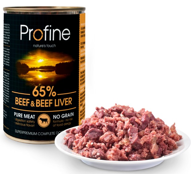 Profine Pure meat Beef & Beef Liver 400 EXPIRACE 12/21 - zvìtšit obrázek