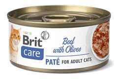 BRIT CARE cat konz. ADULT BEEF paté/olives - zvìtšit obrázek