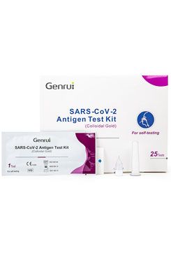 Test Samotest GENRUI SARS-CoV-2 Ag antigen 25ks EXP.8.7.2023 - zvìtšit obrázek