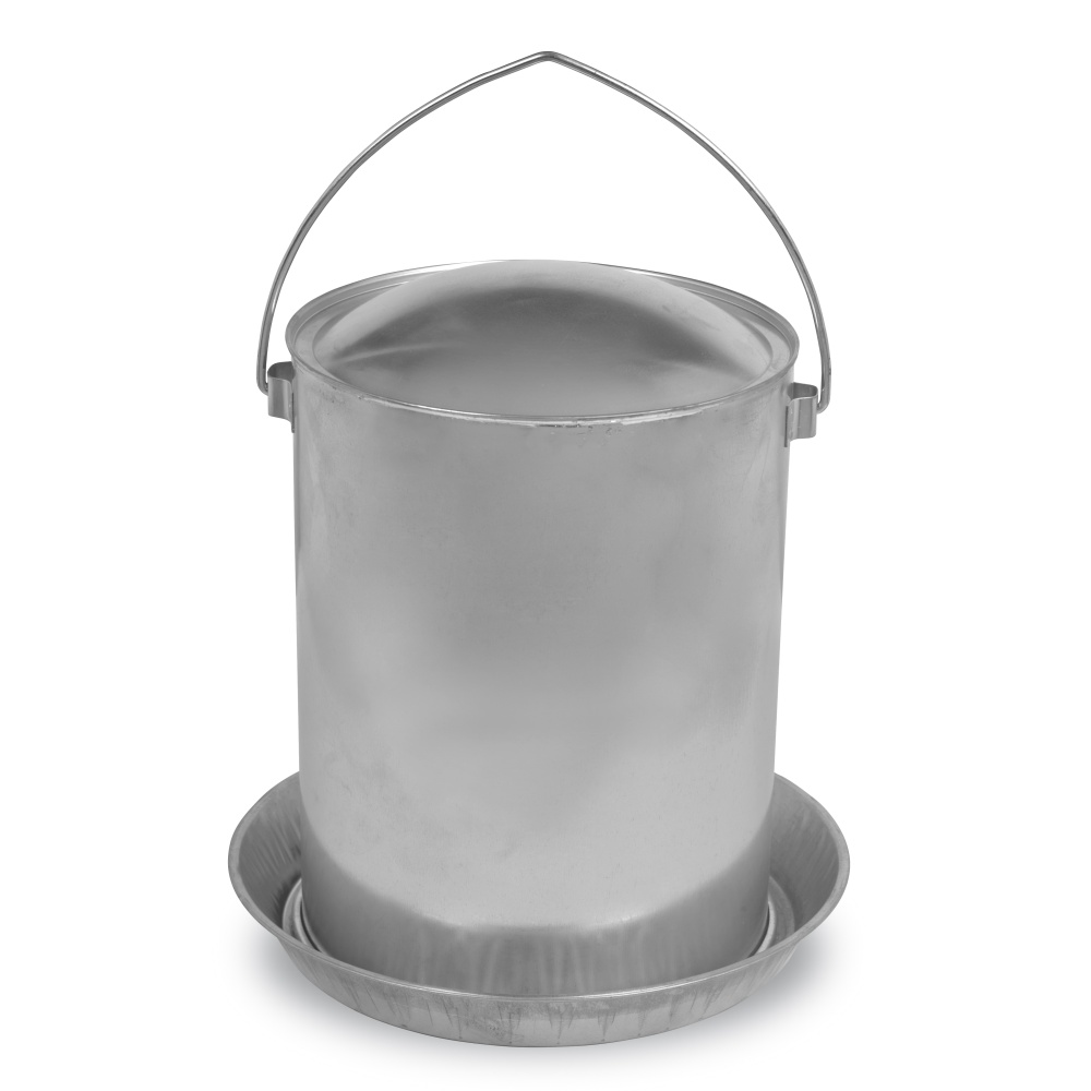 Napájecí kovový kbelík pro drùbež 15 l - zvìtšit obrázek