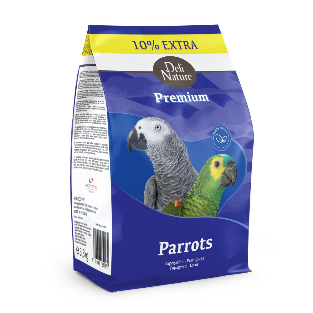 Deli Nature Premium papoušek s ovocem 3 kg+ 10 % ZDARMA - zvìtšit obrázek