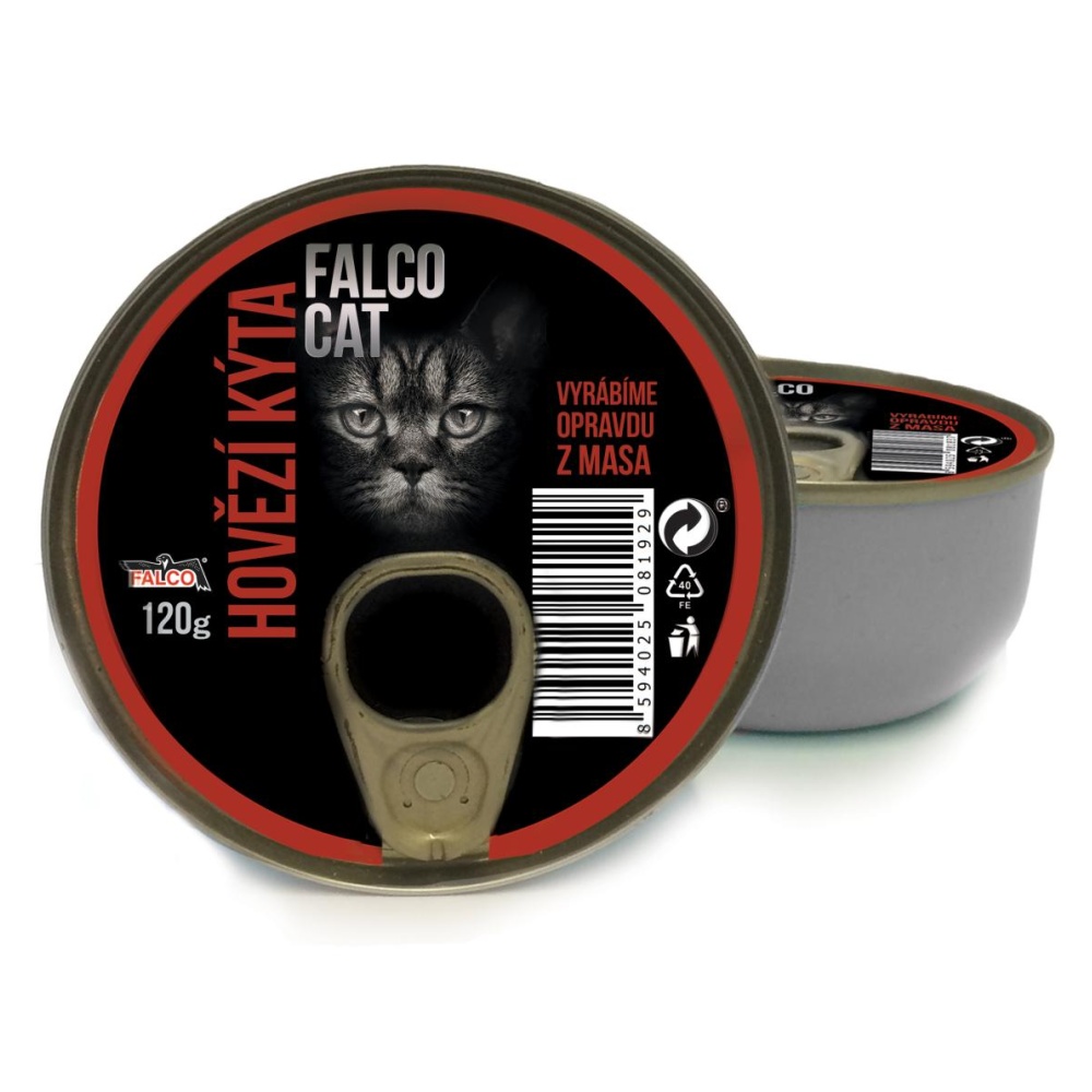 FALCO CAT hovìzí kýta, konzerva 120 g - zvìtšit obrázek