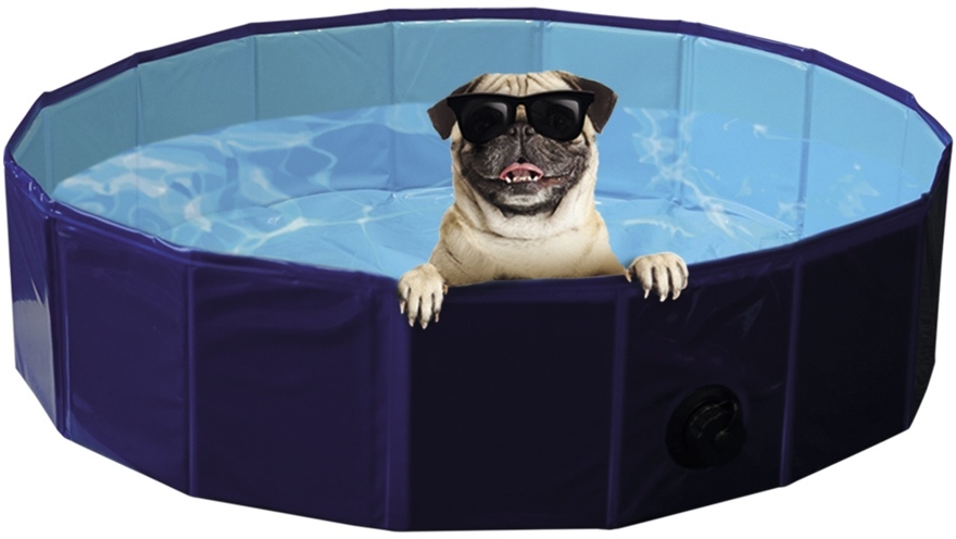 Nobby bazén pro psa skládací modrý M 120x30cm  - zvìtšit obrázek