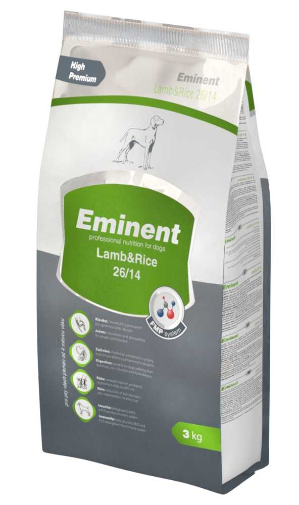 Eminent Dog Lamb & Rice 3 kg - zvìtšit obrázek