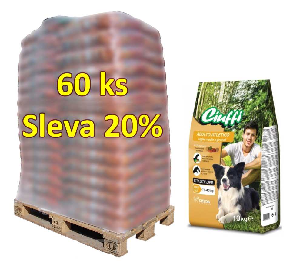 Ciuffi Adulto Atletico 10 kg (paleta 40 ks) - SLEVA 20 % - zvìtšit obrázek