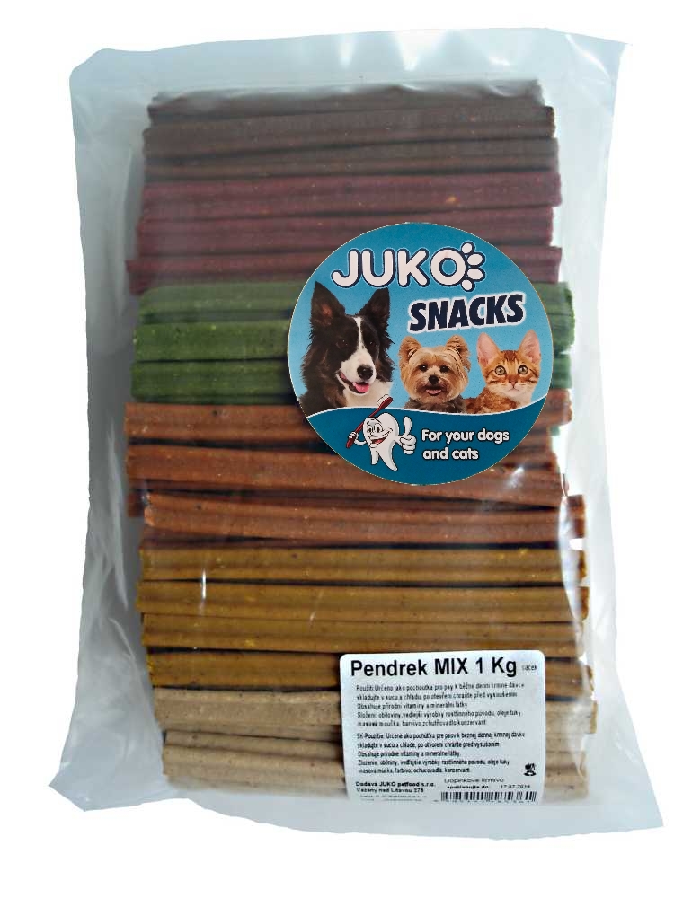 Pendrek mix JUKO Snacks 1 kg (cca 120 ks) - zvìtšit obrázek