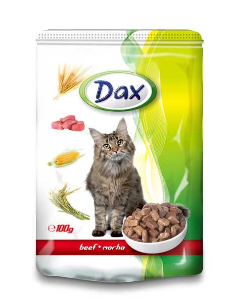 Dax Cat hovìzí, kapsièka 100 g PRODEJ PO BALENÍ (24 ks) - zvìtšit obrázek