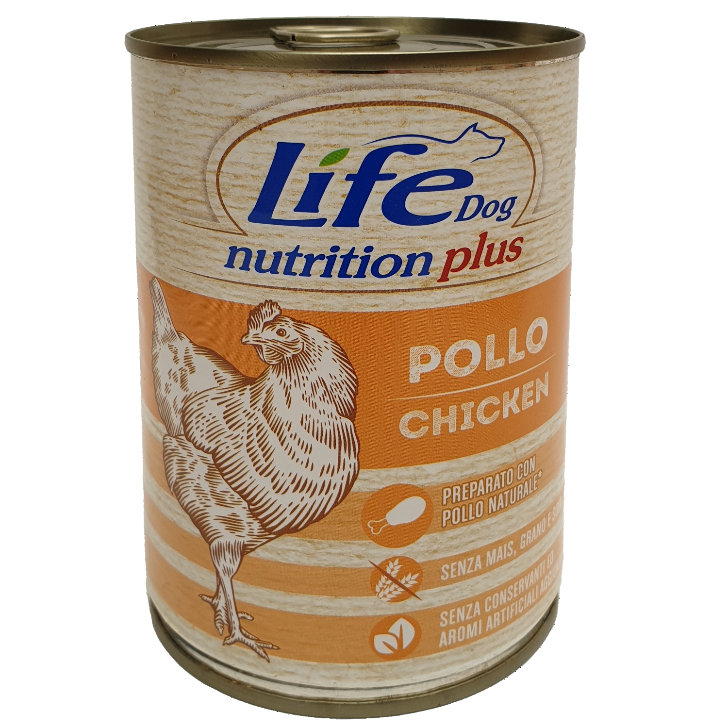 LifeDog Chicken chunks, konzerva 400 g - zvìtšit obrázek