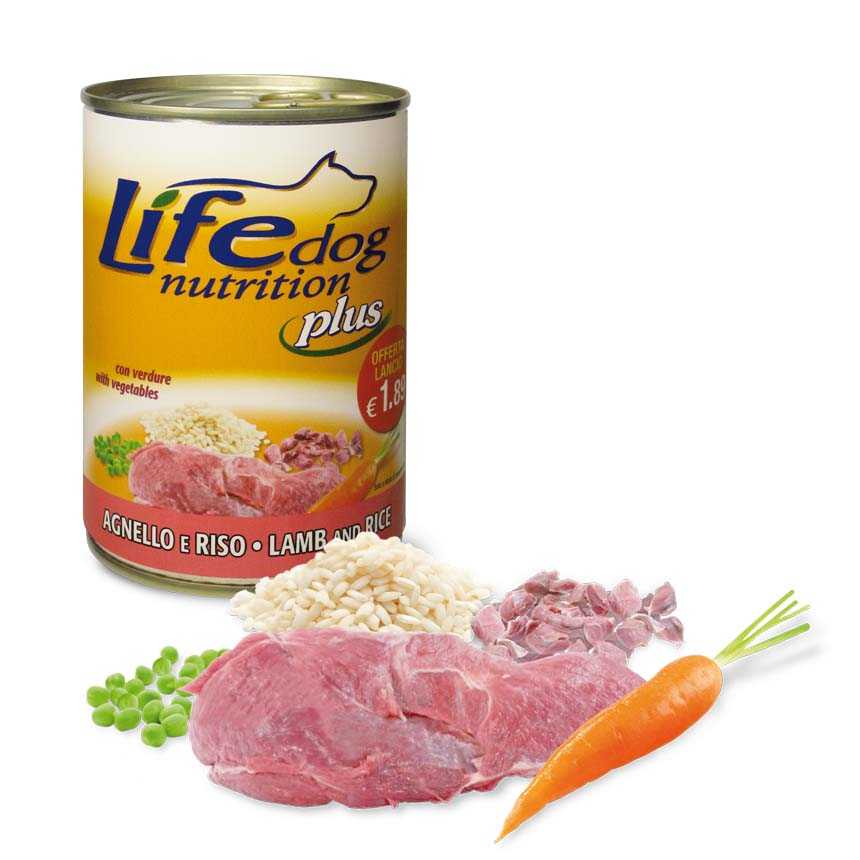 LifeDog Lamb & Rice Chunks, konzerva 400 g - zvìtšit obrázek