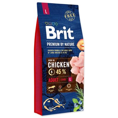 Brit Premium by Nature Adult L 15kg - zvìtšit obrázek
