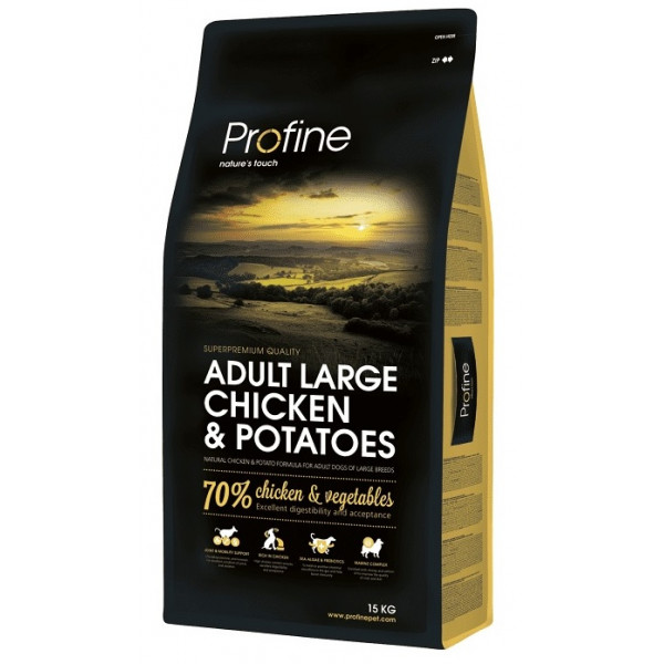 NEW Profine Adult Large Breed Chicken & Potatoes 3kg,15kg - zvìtšit obrázek