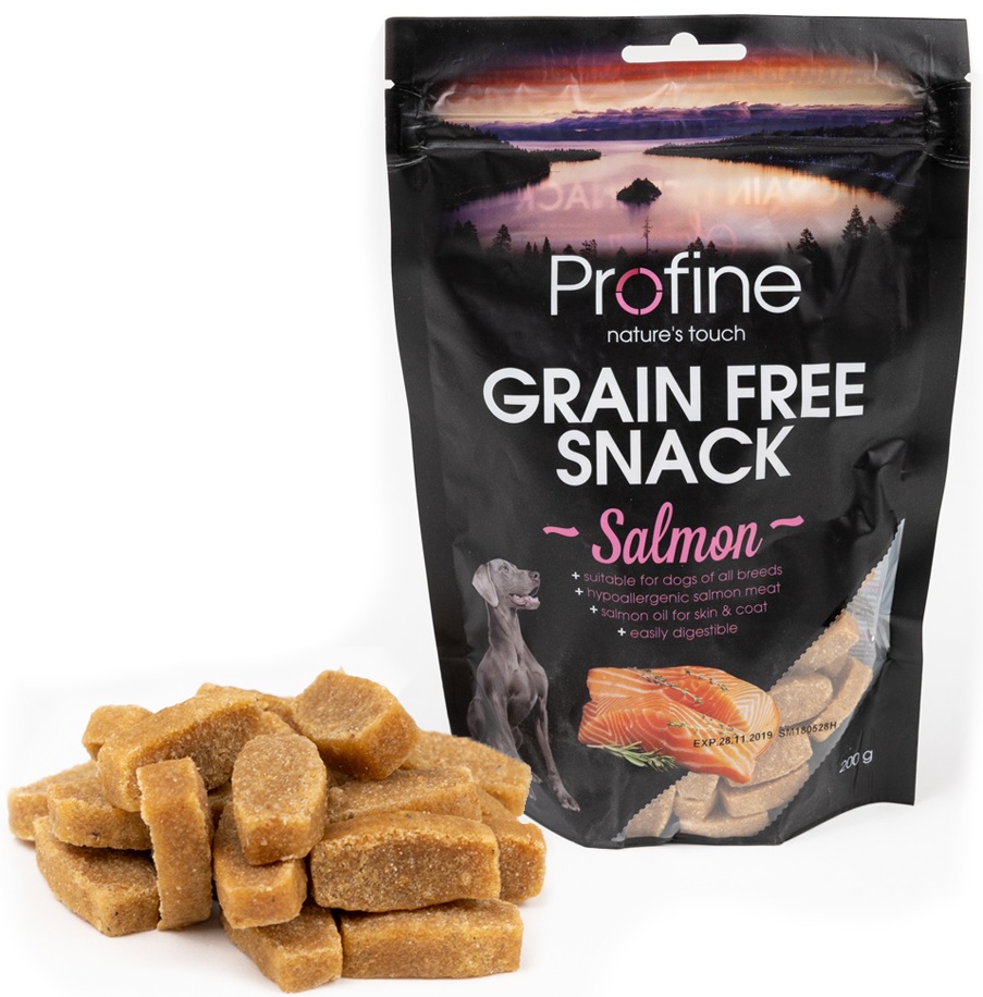Profine Grain Free Snack Salmon 200g - zvìtšit obrázek